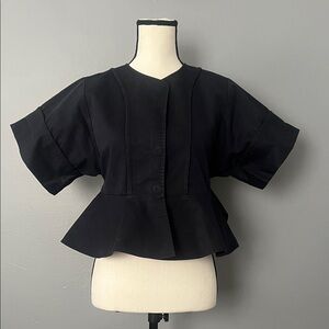 EDUN Black Crop Top